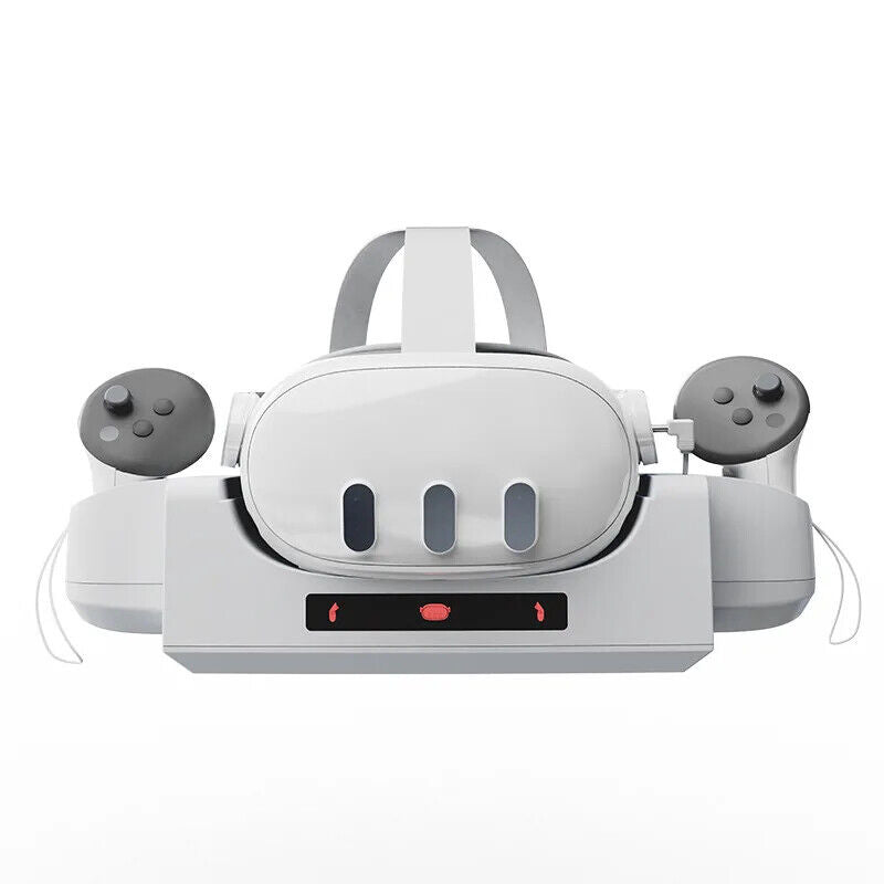 For Meta Quest 3 VR Headset Controller Accessories Quick Charging Station Dock