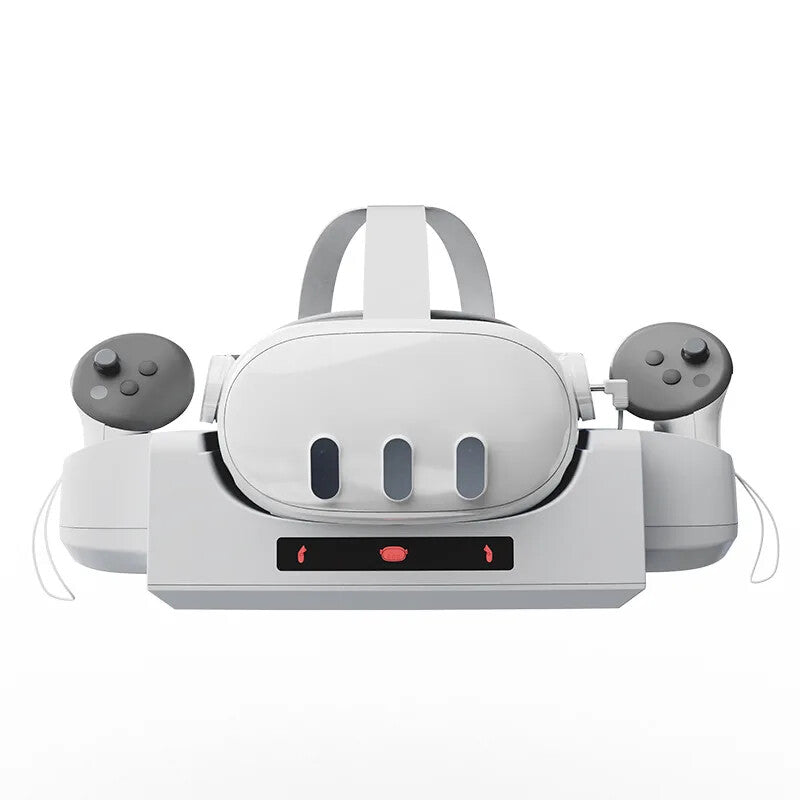 Charging Dock for Meta Quest 3 VR Headset & Controllers Accessories Storage Dock